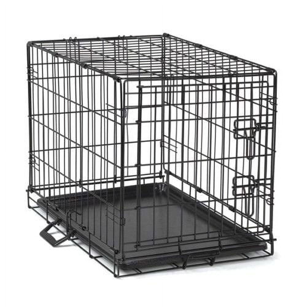 Easy Crate Medium 2-Door 30" Wire Training Crate for Dogs with Slide-Out Floor Tray