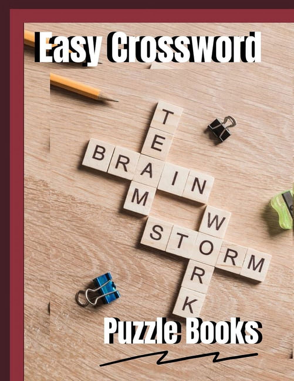 Easy Crossword Puzzle Books Book Of Crossword Puzzles & Trivia