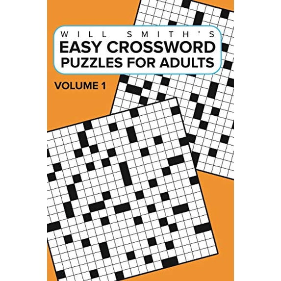 Pre-Owned Easy Crossword Puzzles For Adults -Volume 1 Paperback