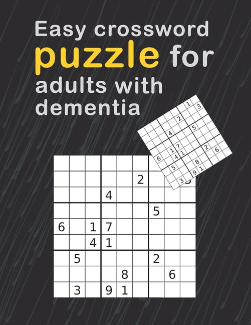 Easy Crossword Puzzles For Adults With dementia Crossword Puzzle