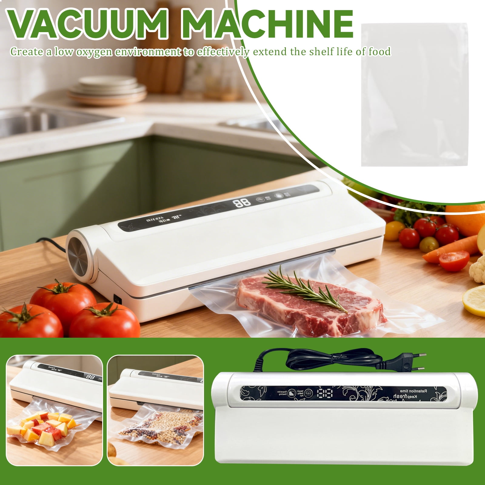 EasyCutter Cling Film Dispenser - Magnetic Kitchen Wrap Cutter For Plastic Wrap & Foil