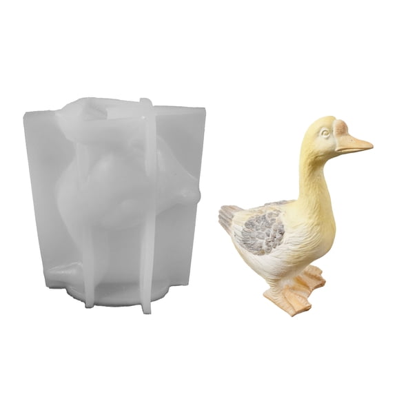 Easy Demolding Ducks Silicone Mold For DIYer Soap And Chocolate Crafts Nontoxic Flexible Easy Releases Supplies