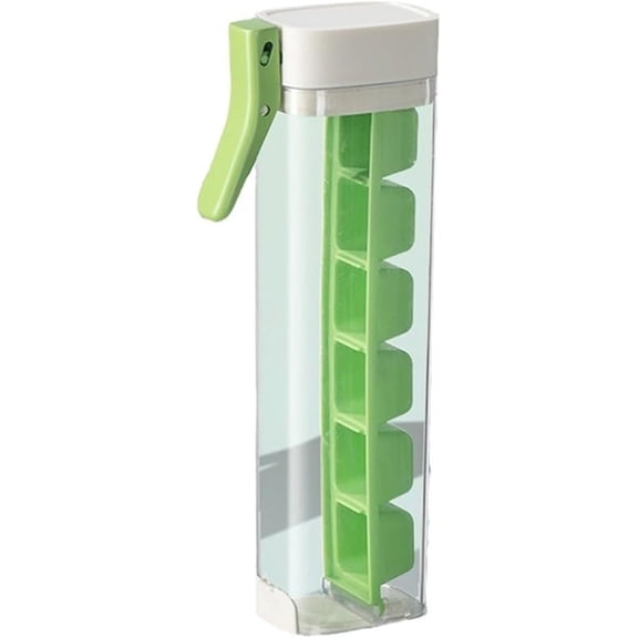 Easy Demould Ice Maker with Handle Single Hand Press Ice Cube Tray Convenient Ice Tray for Chilling Beverages