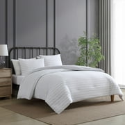 1888 Mills Easy Eco Comforter Set Twin - Grey Stripe