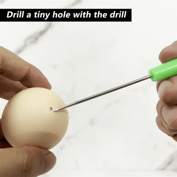 Easy Egg Blower Empty Egg Tool One Hole Egg Pump and Drill Easter Egg