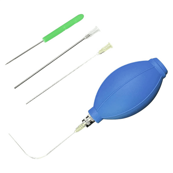 Easy Egg Blower Empty Tools One Hole Pump and Drill Easter Maker Supplies Ukrainian Decorating Kit Blue