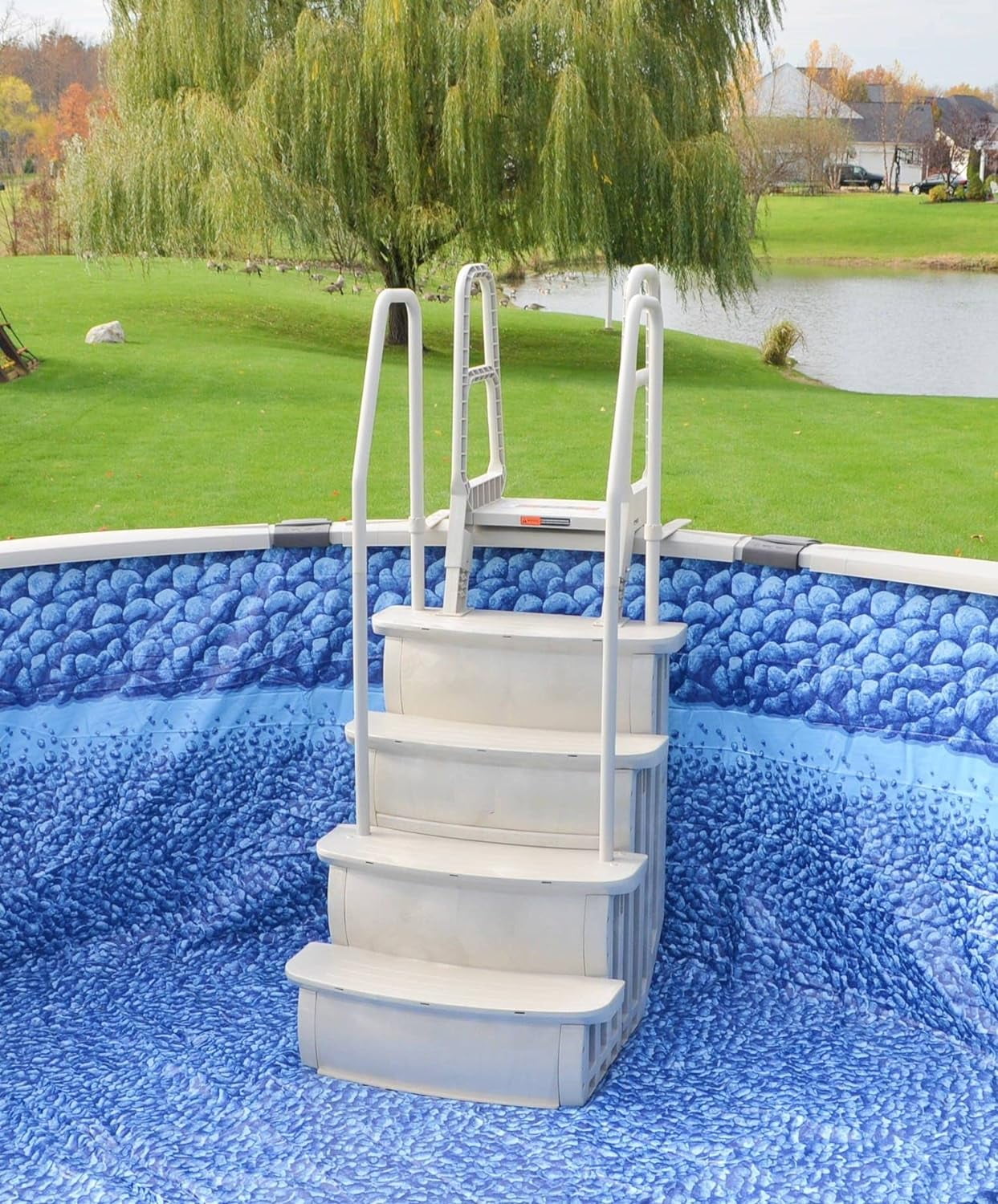 Easy Entry Pool Entry System With Outside Ladder - Walmart.com