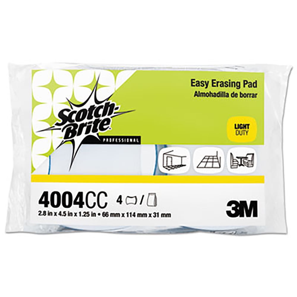Easy Erasing Pad 4004, 2.8 x 4.5 x 1.2, Blue/White, 12/Carton Easy Erasing Pad 4004, 2.8 x 4.5 x 1.2, Blue/White, 12/Carton