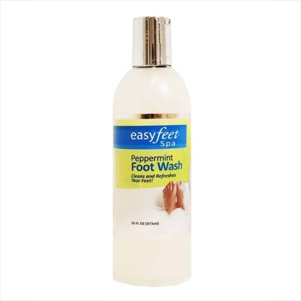 Easy Feet Spa Peppermint Foot Wash Cleanse And Rejuvinate Your Tired Feet 16 Oz Bottle 2 Pc 0380