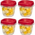 thumbnail image 1 of Easy Find Lid 0.5 Cup Set Of 4 Plastic Food Storage Containers Bpa Free New, 1 of 6