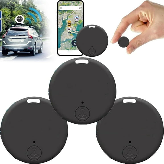 Easy Find Mini GPS Tracker, Easy Find Mini GPS Tracker, GPS Tracker Strong Car Vehicle Tracking Anti-Lost, GPS Smart Tracker, Smart Key Finder Locator, GPS Tracking Bluetooth (3pcs)