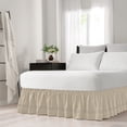 thumbnail image 1 of Easy Fit Adjustable Baratta Stitch Embroidered Bed Skirt, 1 of 6