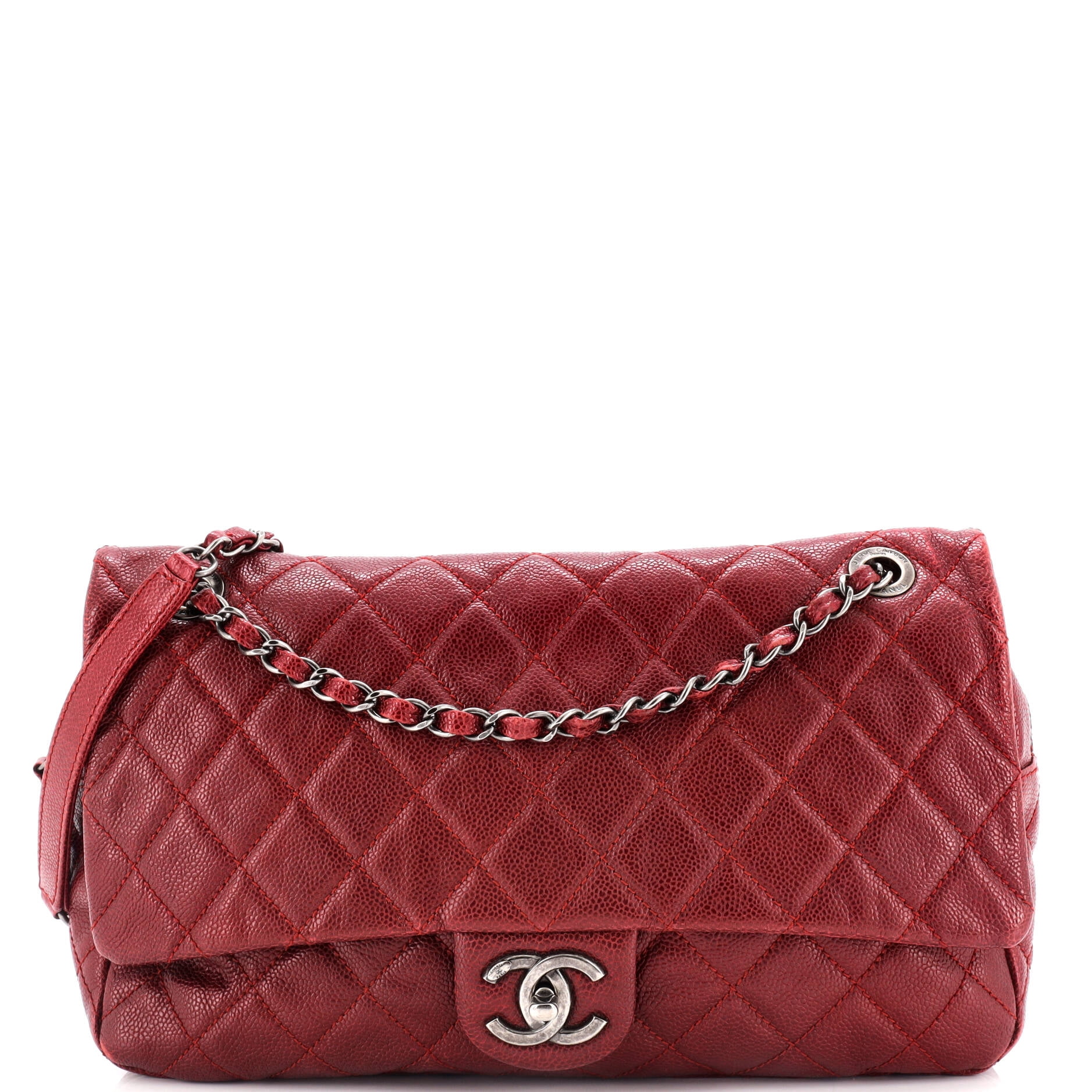 Pre-Owned Easy Flap Bag Quilted Caviar Large by Rebag - Walmart.com