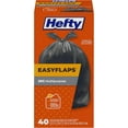 thumbnail image 1 of Hefty Easy Flaps Multipurpose Large Trash Bags, 30 Gallon, 40 Count, 1 of 4