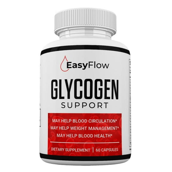 Easy Flow Glycogen Support, 60 Capsules