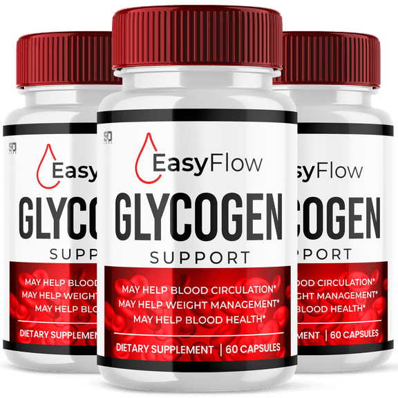 Easy Flow Glycogen Support Advanced Maximum Strength Supplement 180 Capsules