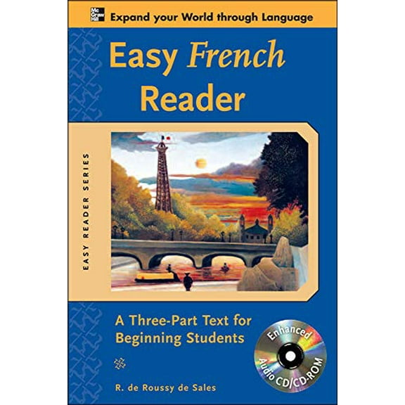 Pre-Owned Easy French Reader: A Three-Part Text For Beginning Students [With CDROM] (Paperback) 0071603425 9780071603423