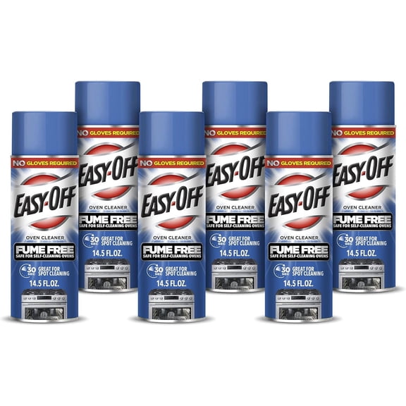 Easy Fume Oven & Stove Cleaner, Lemon, 14.5 Ounce, Pack of 6