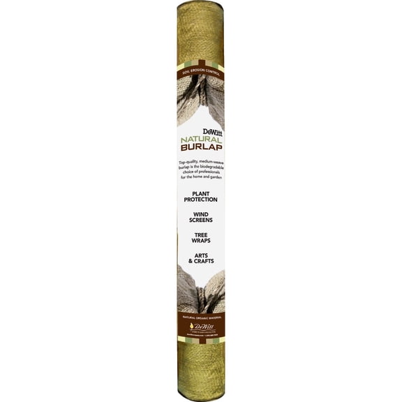 Easy Gardener Natural Burlap Garden Burlap - UV Resistant - 3' x 12', Beige