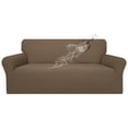 thumbnail image 1 of Easy-Going 100% Waterproof Couch Cover, Oversized sofa, Brown, 1 of 6