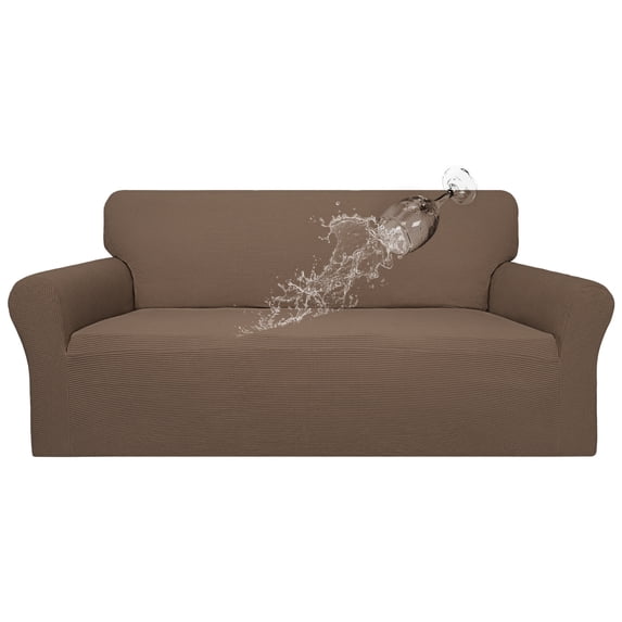 Easy-Going 100% Waterproof Couch Cover, Oversized sofa, Brown
