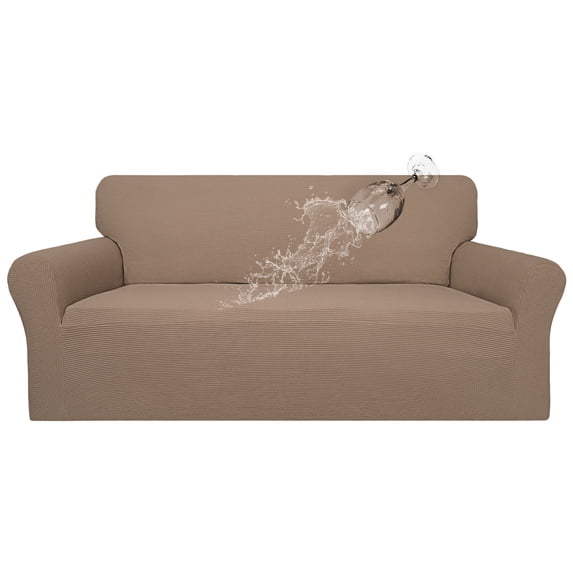 Easy-Going 100% Waterproof Couch Cover,Sofa, Camel