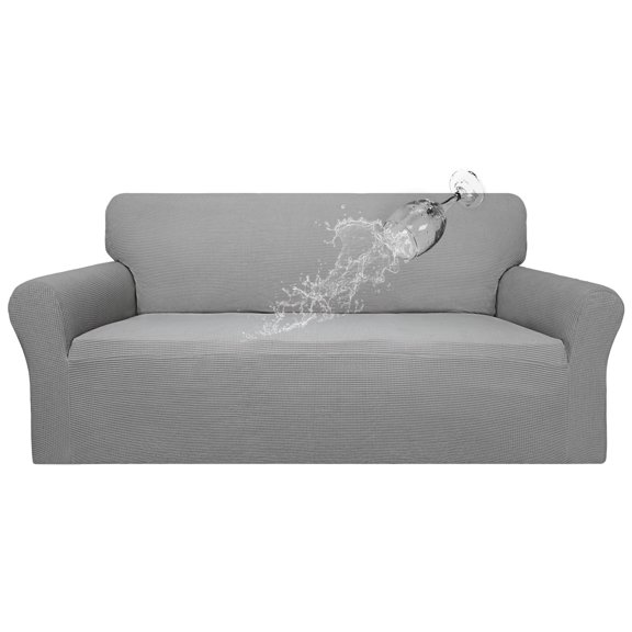 Easy-Going 100% Waterproof Couch Cover,Sofa, Light Gray