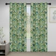 thumbnail image 1 of Easy-Going Blue Printed Grommet Blackout Curtain Pair, 52" x 63" (2 Panels), 1 of 7