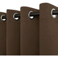 thumbnail image 1 of Easy-Going Blackout Curtains, Brown, 52 x 84 inch, 1 of 7