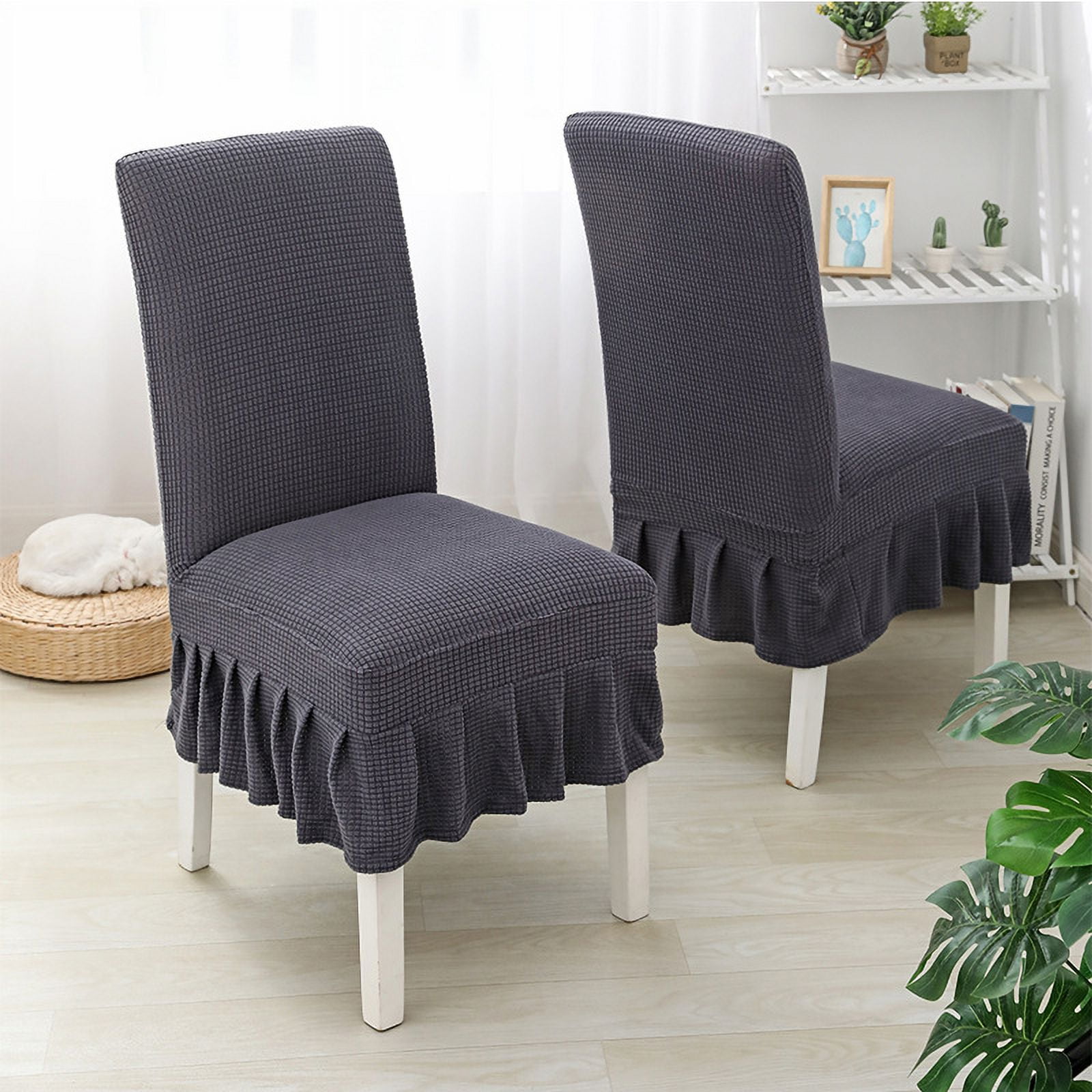 Easy-Going Dining Chair Covers Stretch Parsons Chair Slipcover with ...