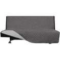 thumbnail image 1 of Easy-Going Futon Reversible Sofa Slipcover Water Resistant Couch Cover(Futon, Gray/Light Gray), 1 of 8