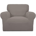 thumbnail image 1 of Easy-Going Jacquard Stretch Sofa Slipcover Non Slip Couch Cover, Chair Size, Taupe, 1 of 6
