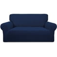 thumbnail image 1 of Easy-Going Jacquard Stretch Sofa Slipcover Non Slip Couch Cover, Loveseat Size, Navy, 1 of 7