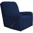 thumbnail image 1 of Easy-Going Jacquard Stretch Sofa Slipcover Non Slip Couch Cover, Recliner Size, Navy, 1 of 6
