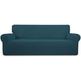 thumbnail image 1 of Easy-Going Jacquard Stretch Sofa Slipcover Non Slip Couch Cover, Sofa Size, Deep Teal, 1 of 7