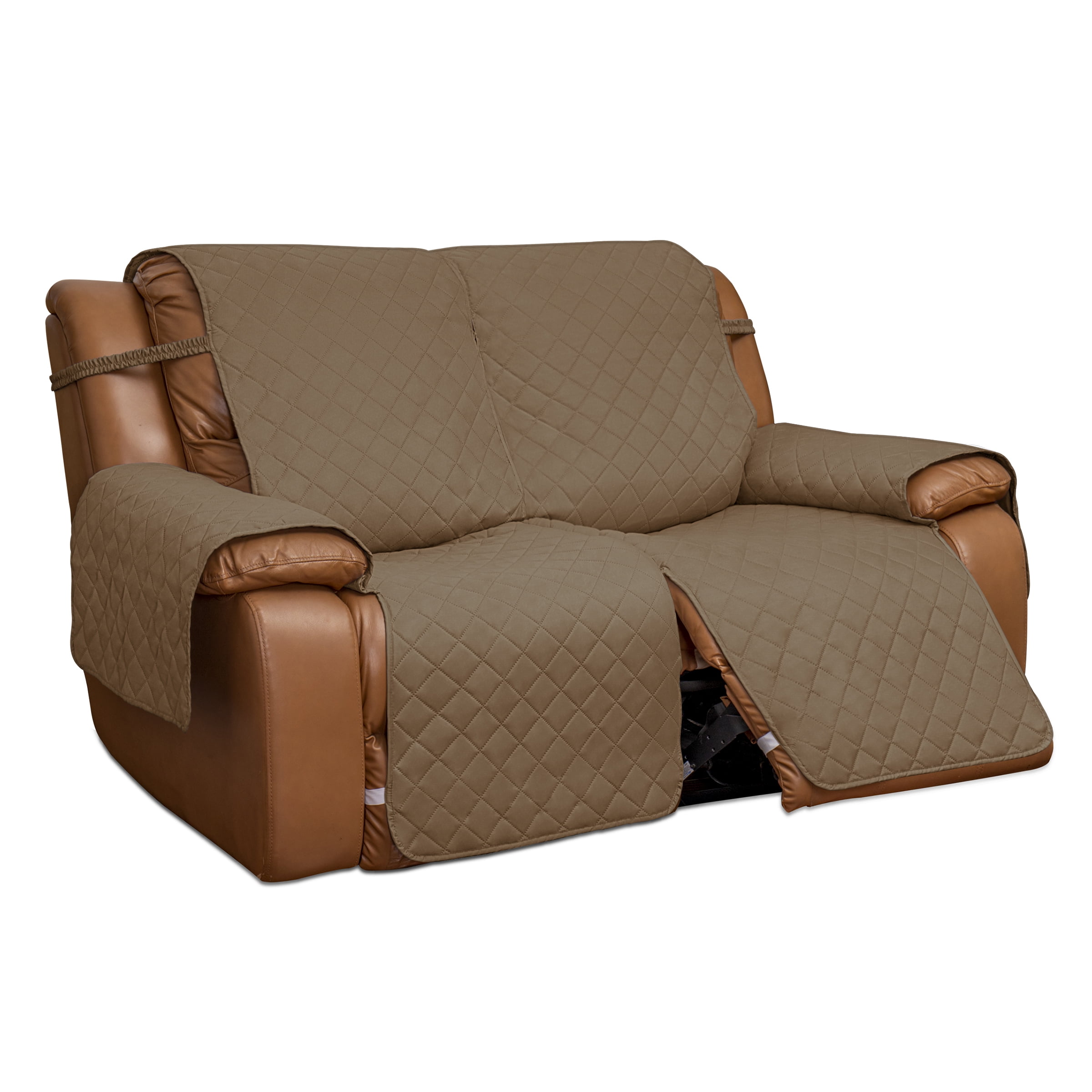 Easy-Going Non-Slip Reclining Loveseat Slipcovers, Reversible