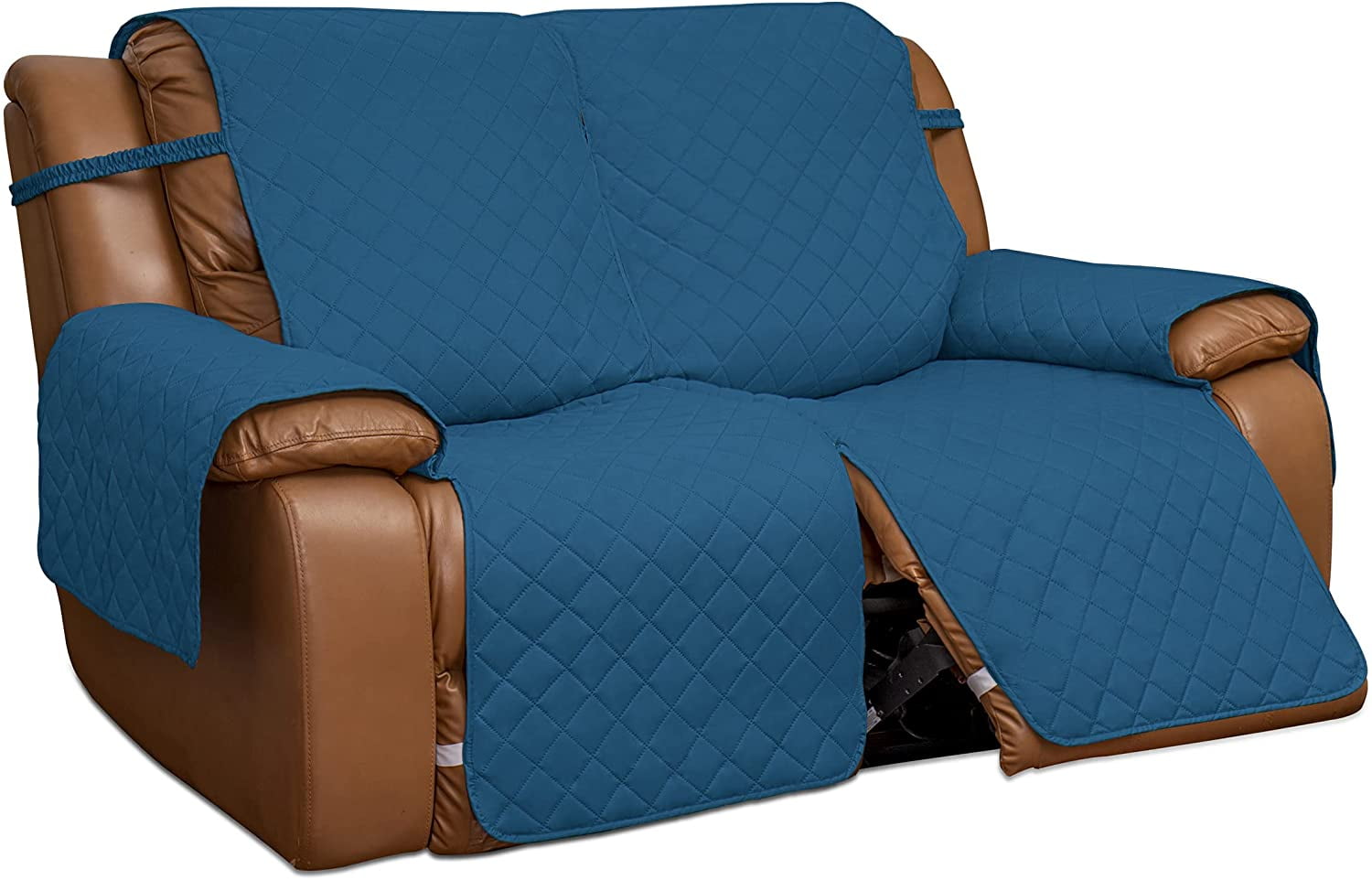 EasyGoing Loveseat Recliner Cover, Reversible Couch Cover for Double