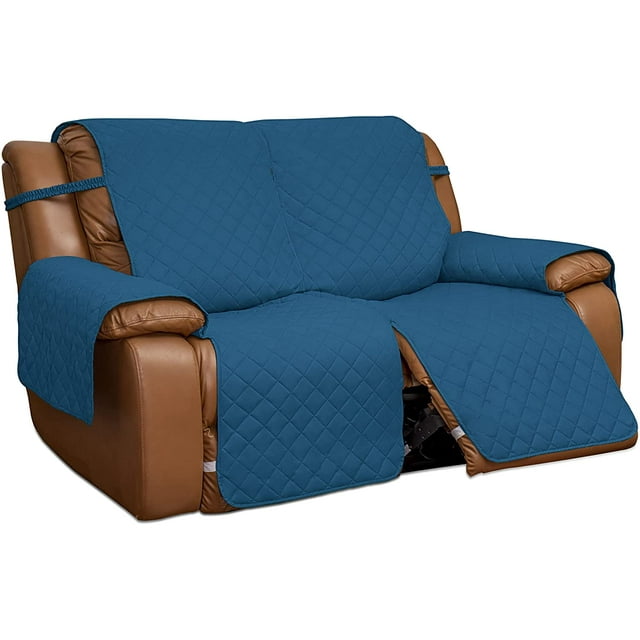 EasyGoing Loveseat Recliner Cover, Reversible Couch Cover for Double