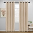 thumbnail image 1 of Easy-Going Luxury 2 Piece Solid Blackout, Room Darkening, Energy Efficient Curtains, 1 of 7