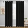 thumbnail image 1 of Easy-Going Luxury 2 Piece Solid Blackout, Room Darkening, Energy Efficient Curtains, 1 of 7