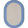 thumbnail image 1 of Easy Going Oval Area Rug  Light Blue - 5 ft. 4 in. x 7 ft. 8 in., 1 of 1