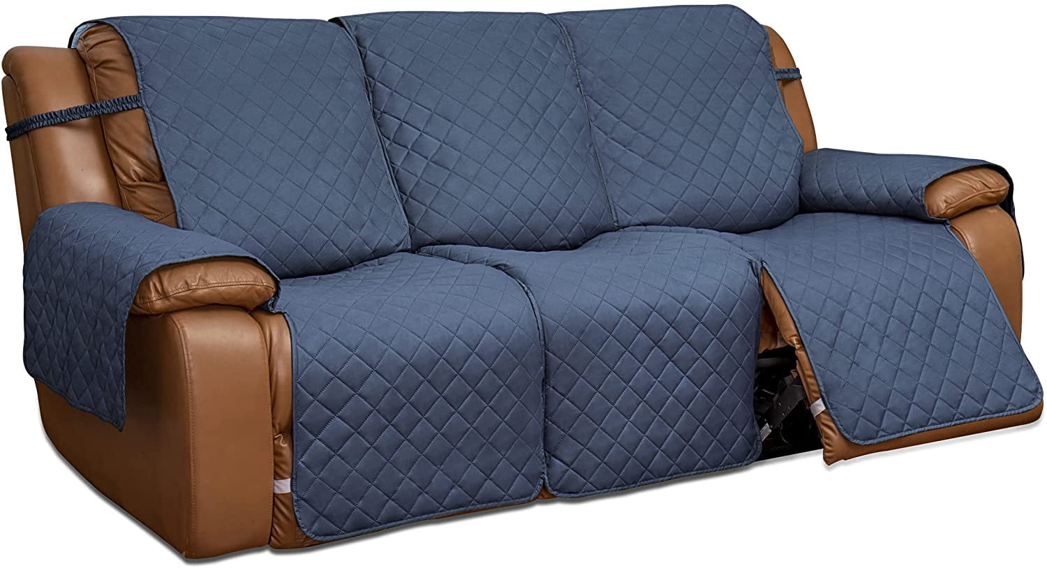 EasyGoing Recliner Sofa Cover, Reversible Couch Cover for 3 Seat