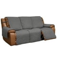 thumbnail image 1 of Easy-Going Recliner Sofa Cover, Reversible Couch Cover for 3 Seat Recliner, Split Sofa Cover for Each Seat, Furniture Protector with Elastic Straps for Kids, Dogs, Pets(3 Seater, Gray/Light Gray), 1 of 6