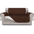 thumbnail image 1 of Easy-Going Reversible Sofa Slipcover Water Resistant Couch Cover, Loveseat Size, Coffee/Ivory, 1 of 9