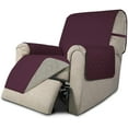 thumbnail image 1 of Easy-Going Reversible Water Resistant Recliner Cover with Elastic Straps, Wine/Beige, 1 of 7