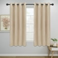 thumbnail image 1 of Easy-Going Solid Print Grommet Blackout Curtain Panel, 52" x 63" 2 Panels, 1 of 7