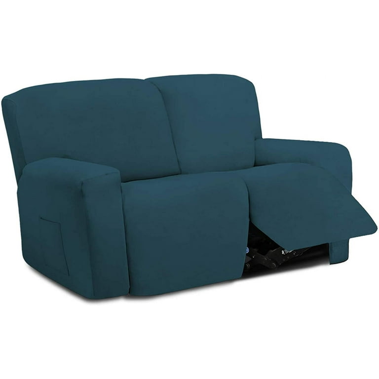 Easy Going Stretch Loveseat Recliner Sofa Slipcover with Pocket