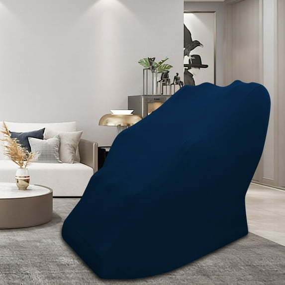 Easy-Going Stretch Massage Chair Cover, Full Body Massage Chair Sofa Covers, Dustproof Cover for Pets,Couch Cover for Massage Chair,Recliner Slipcovers for Dog,Cat,Baby(Navy)