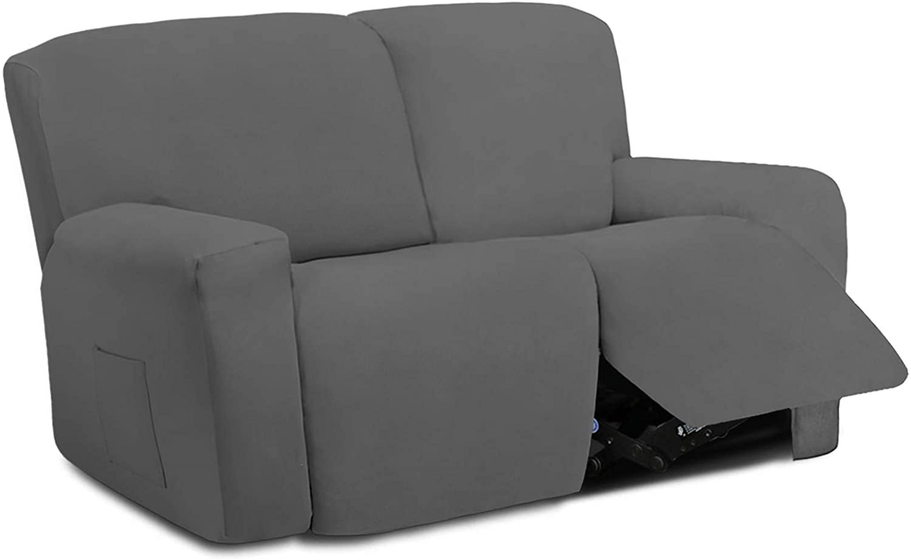 EasyGoing Super Stretch Sectional Recliner Sofa Slipcover, Recliner