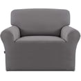thumbnail image 1 of Easy-Going Super Stretch Sofa Slipcover Non Slip Couch Cover, Chair Size, Light Gray, 1 of 6